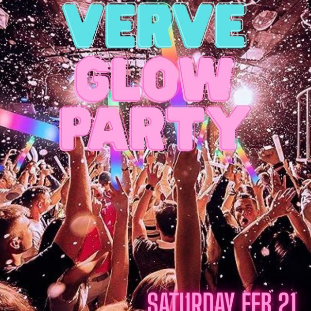 GLOW PARTY 🌟 

VERVE Columbus is hosting a Glow Party Saturday Feb 21, 2026 from 8 P - 11 P. We’re turning down the lights, and the energy all the way up! 

- bartender with signature drinks and open bar 
- black light vibes and live DJ 
- Build Your Own Nacho Bar with Queso Fountain 
- candy bar 
- photo worthy moments all night 
- $800 in giveaway prizes 

Saturday night plans = unlocked 🔓 

FREE to attend, but MUST RSVP (link in bio) to secure your space 👏
