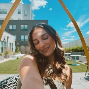 Who needs a pocketful of sunshine when our residents ARE the sunshine 🥹 

We are big Ashton fans around here! & She’s a big fan of our rooftop courtyard! ☀️ 

You should schedule a tour & experience VERVE for yourself.